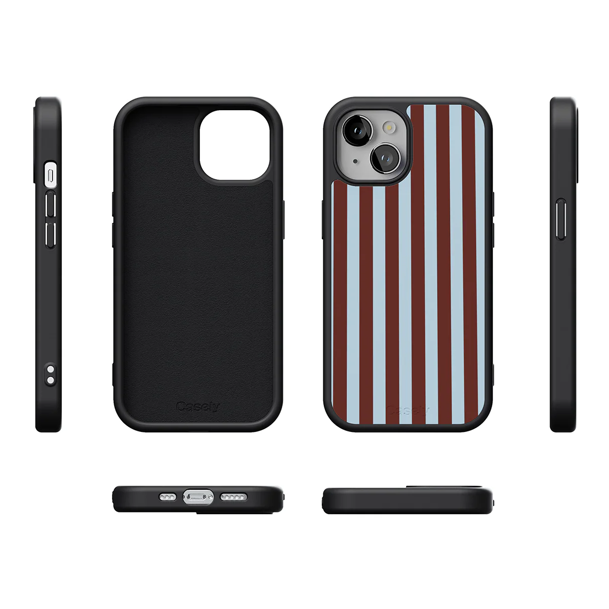Sunday in Brooklyn | Blue Stripes Case - Image 225