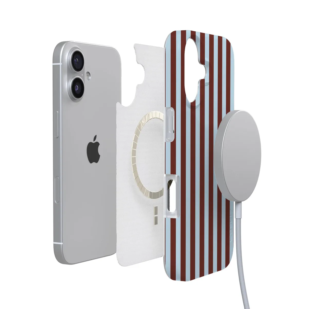 Sunday in Brooklyn | Blue Stripes Case - Image 90