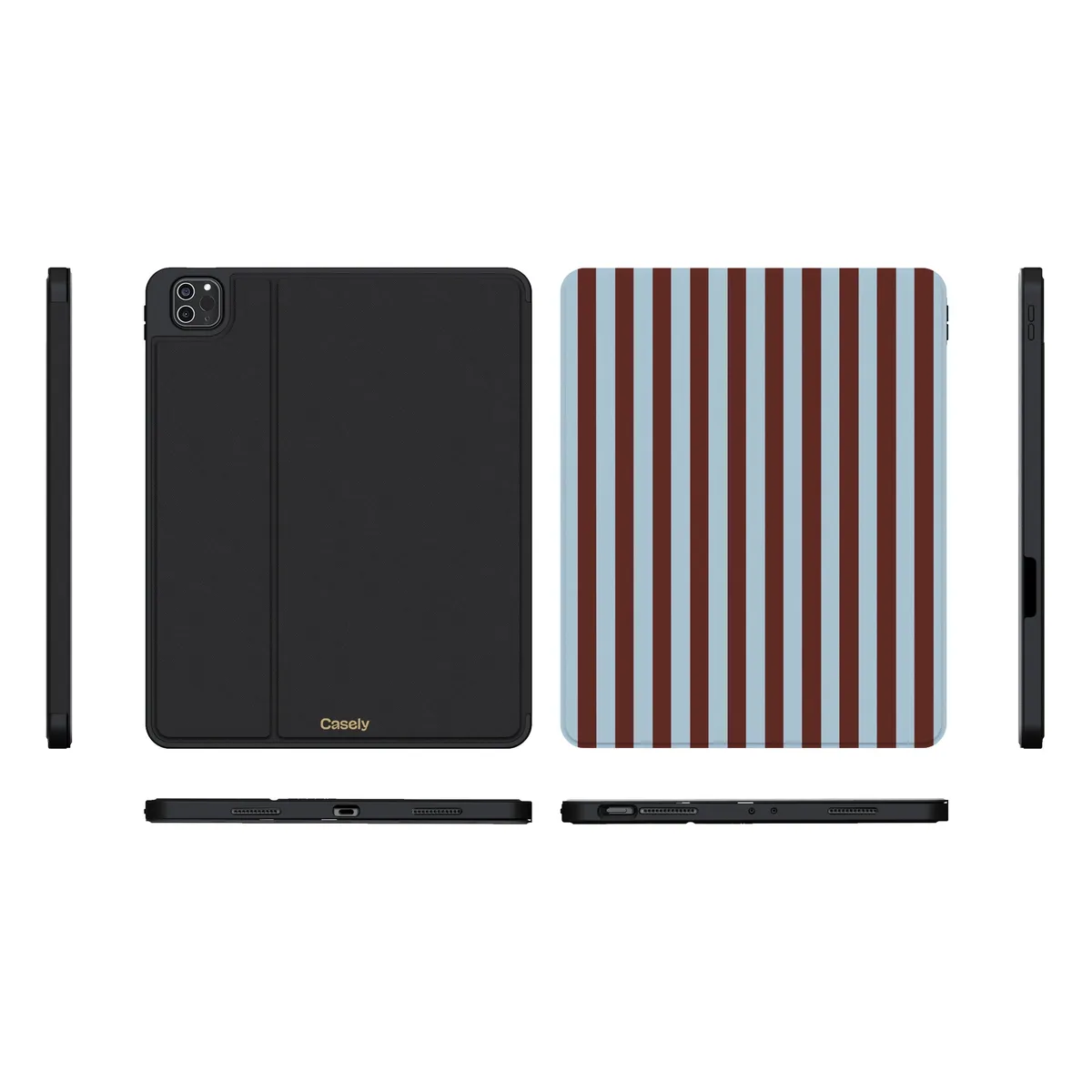 Sunday in Brooklyn | Blue Stripes iPad Case - Image 13
