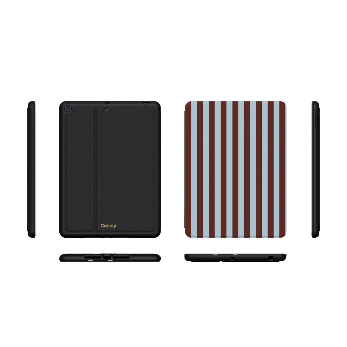 Sunday in Brooklyn | Blue Stripes iPad Case - Image 5