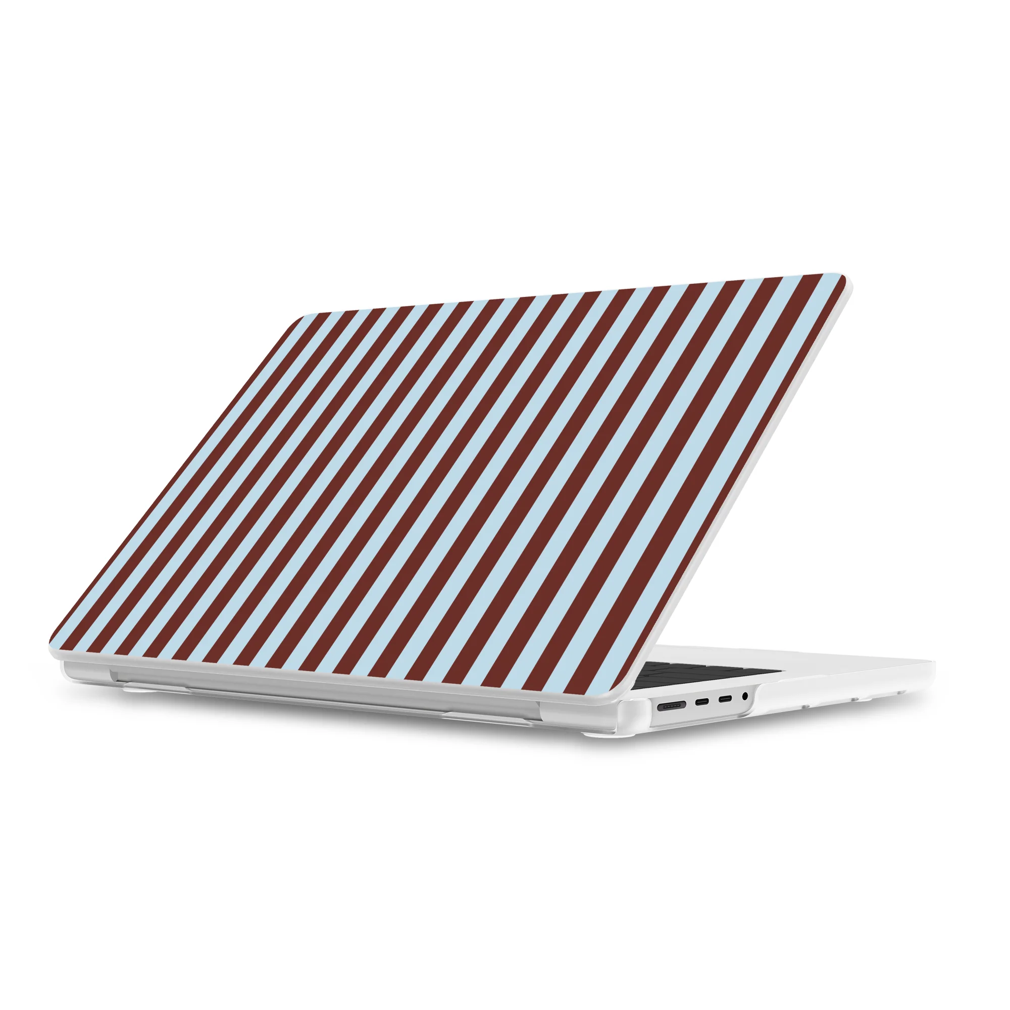 Sunday in Brooklyn | Blue Stripes Laptop Shell - Image 13