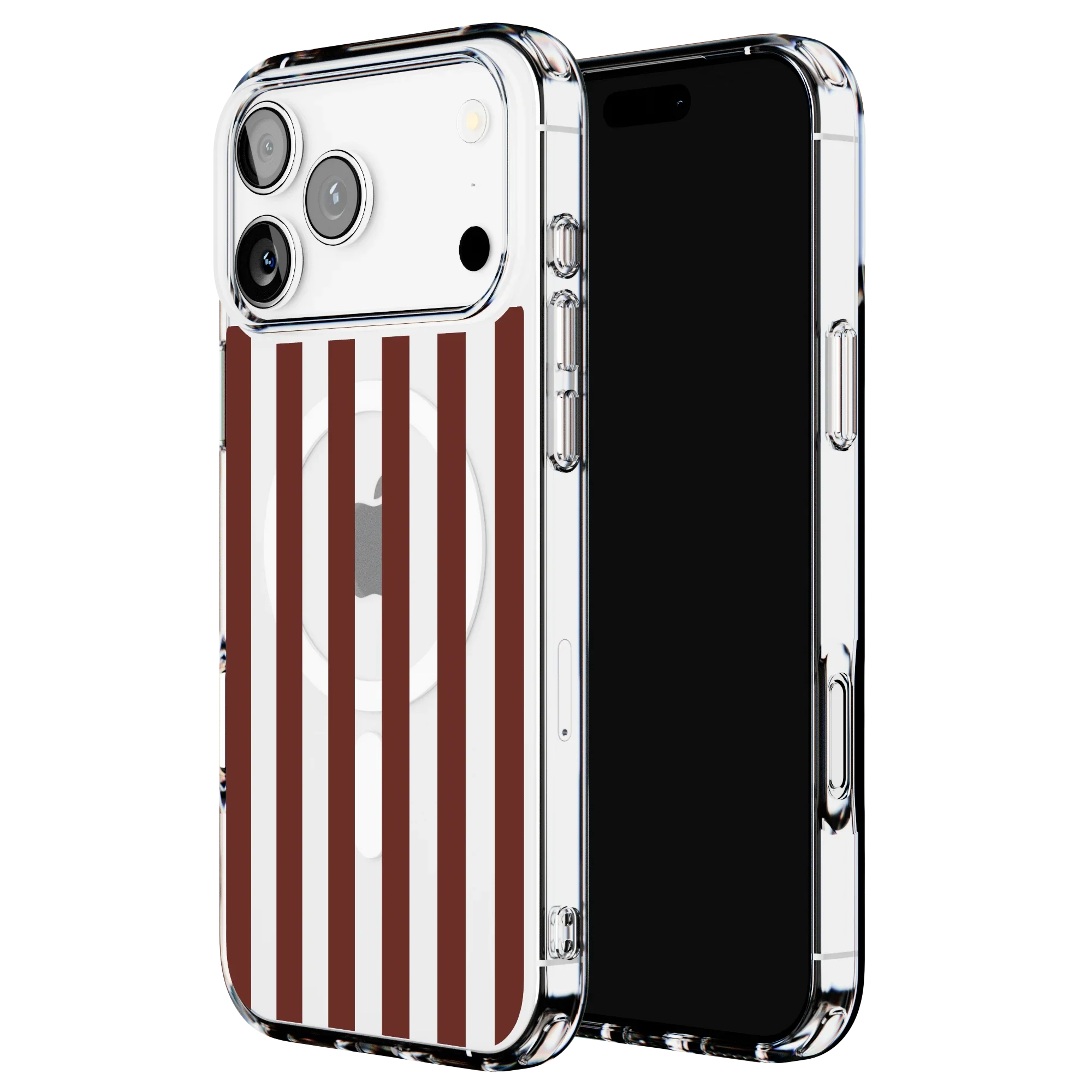 Sunday in Brooklyn | Burgundy Stripes Case - Image 2