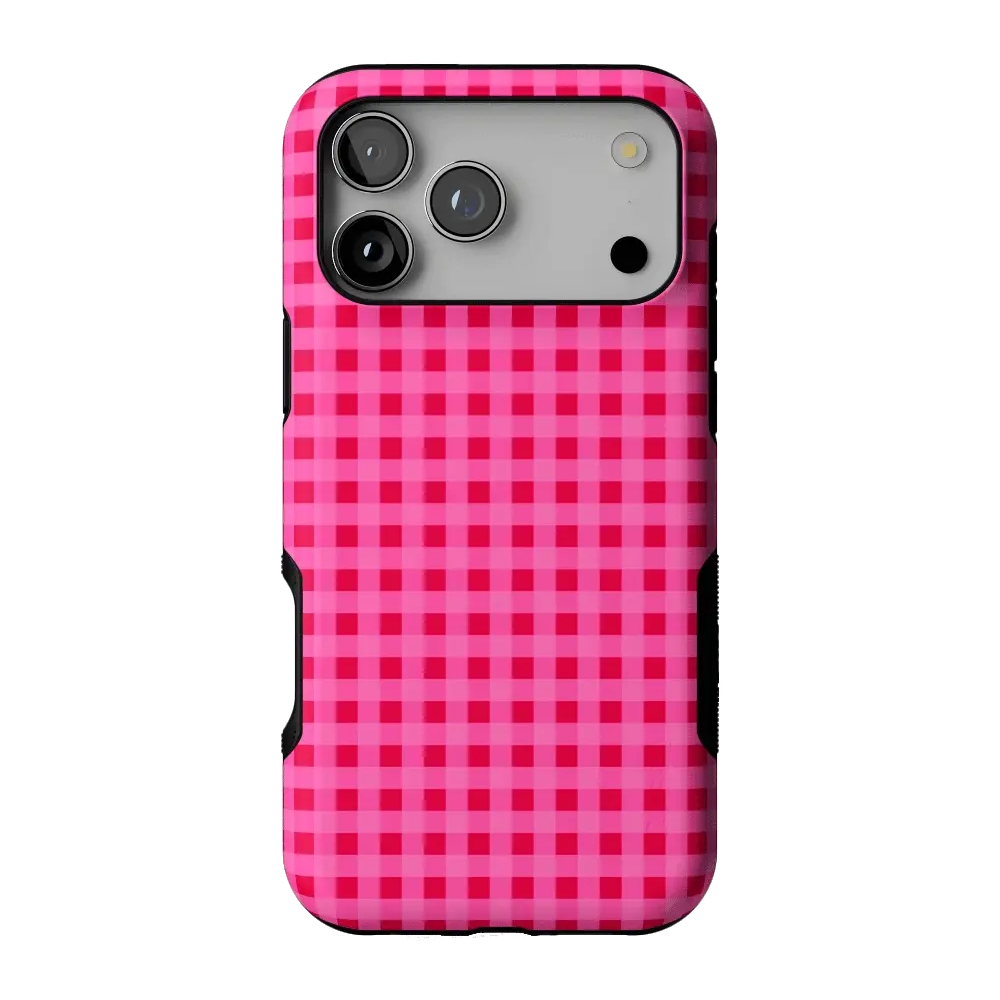 Sweet Jam | Hot Pink Gingham Case