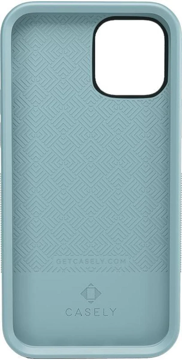 Totally Groovy | Teal Rainbow Stripes Color Block Case - Image 3