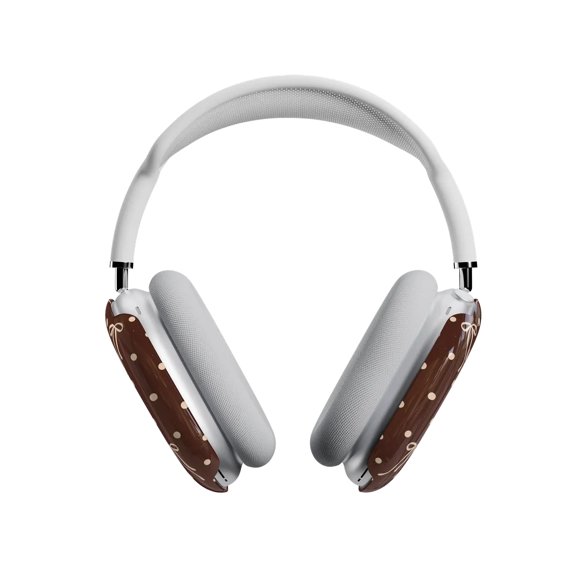 Teddy Bows | Brown Polka Dot AirPods Max Case - Image 4