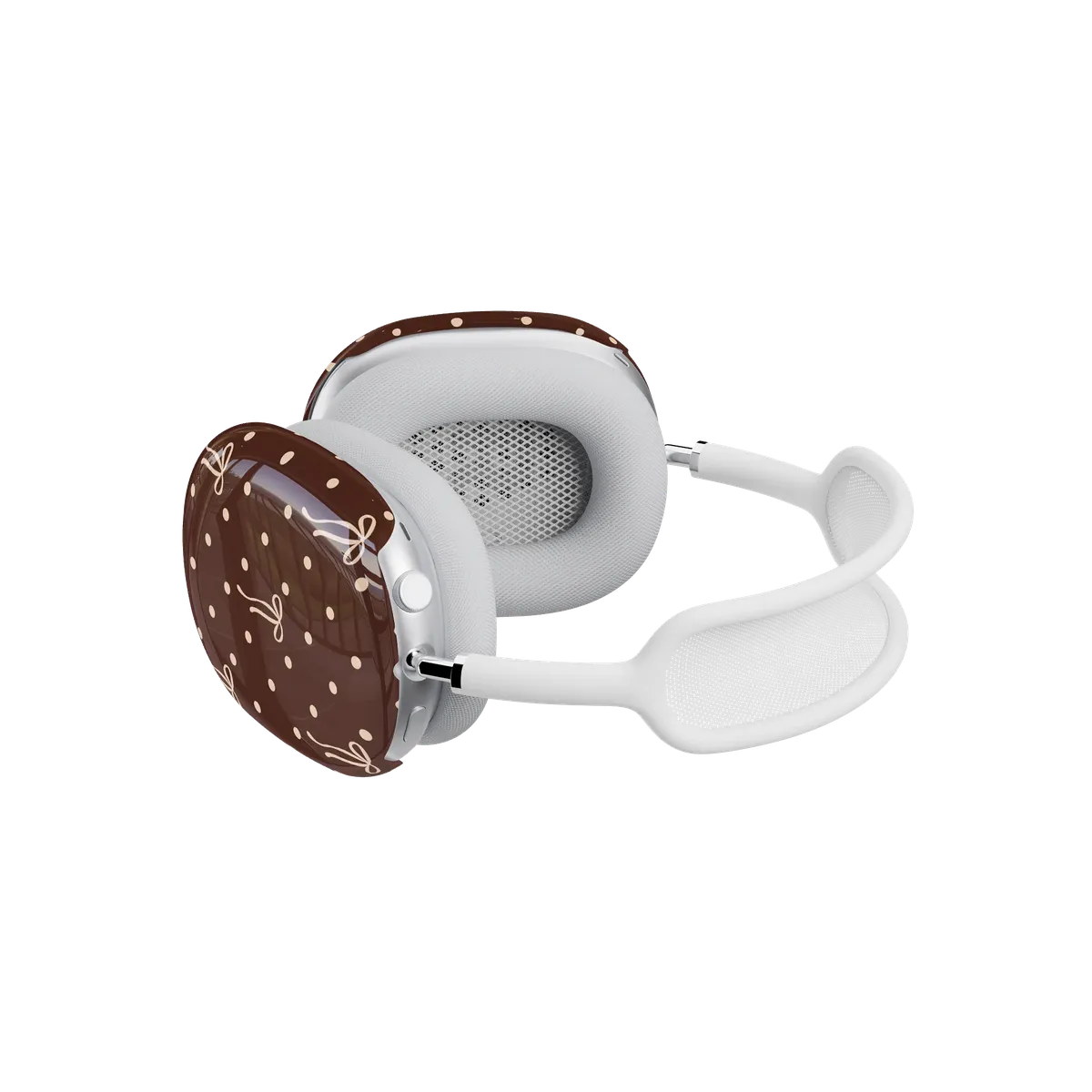 Teddy Bows | Brown Polka Dot AirPods Max Case - Image 5