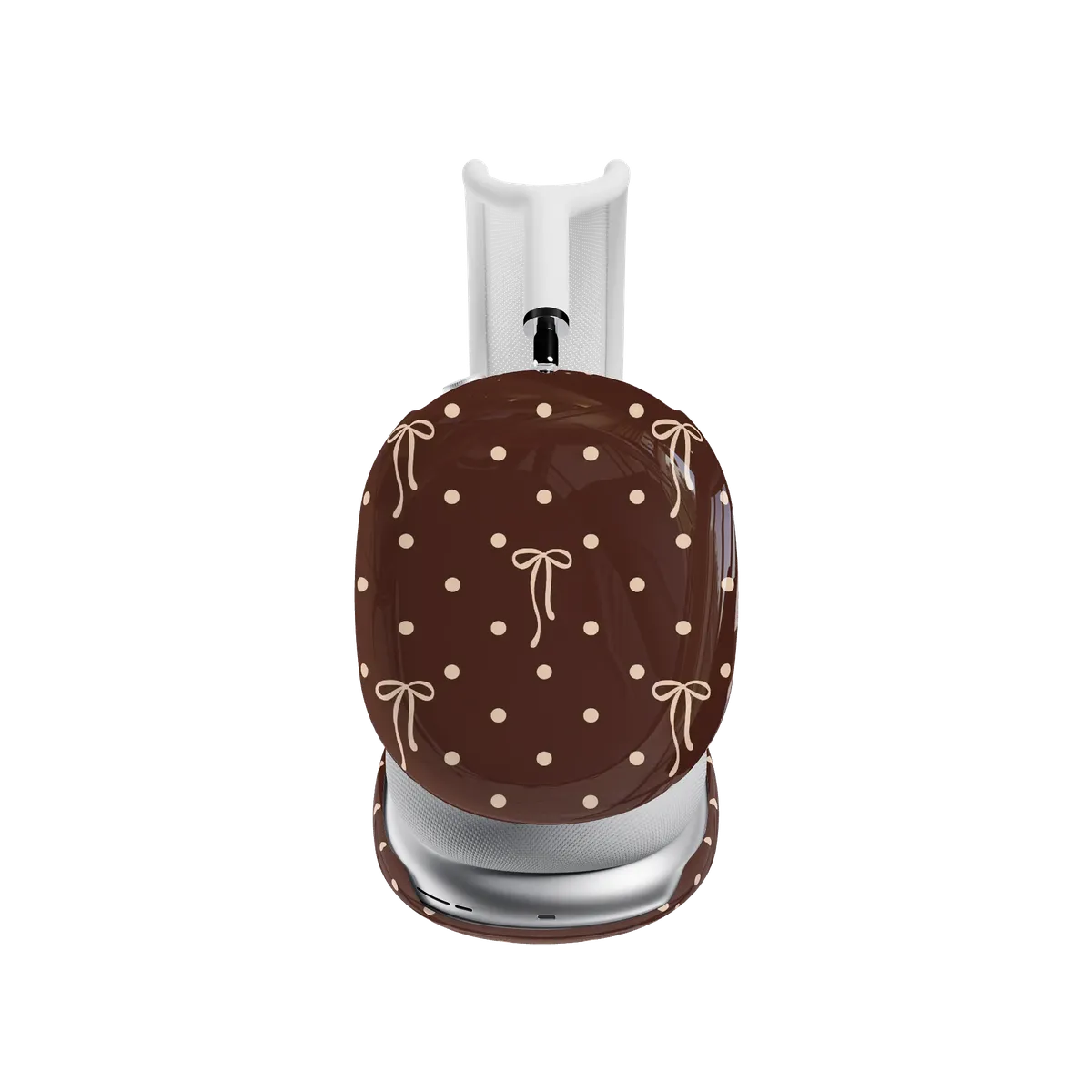 Teddy Bows | Brown Polka Dot AirPods Max Case - Image 6