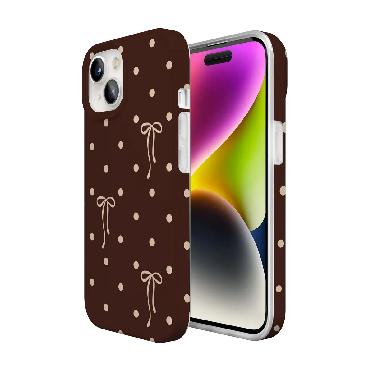 Teddy Bows | Brown Polka Dot Case - Image 103