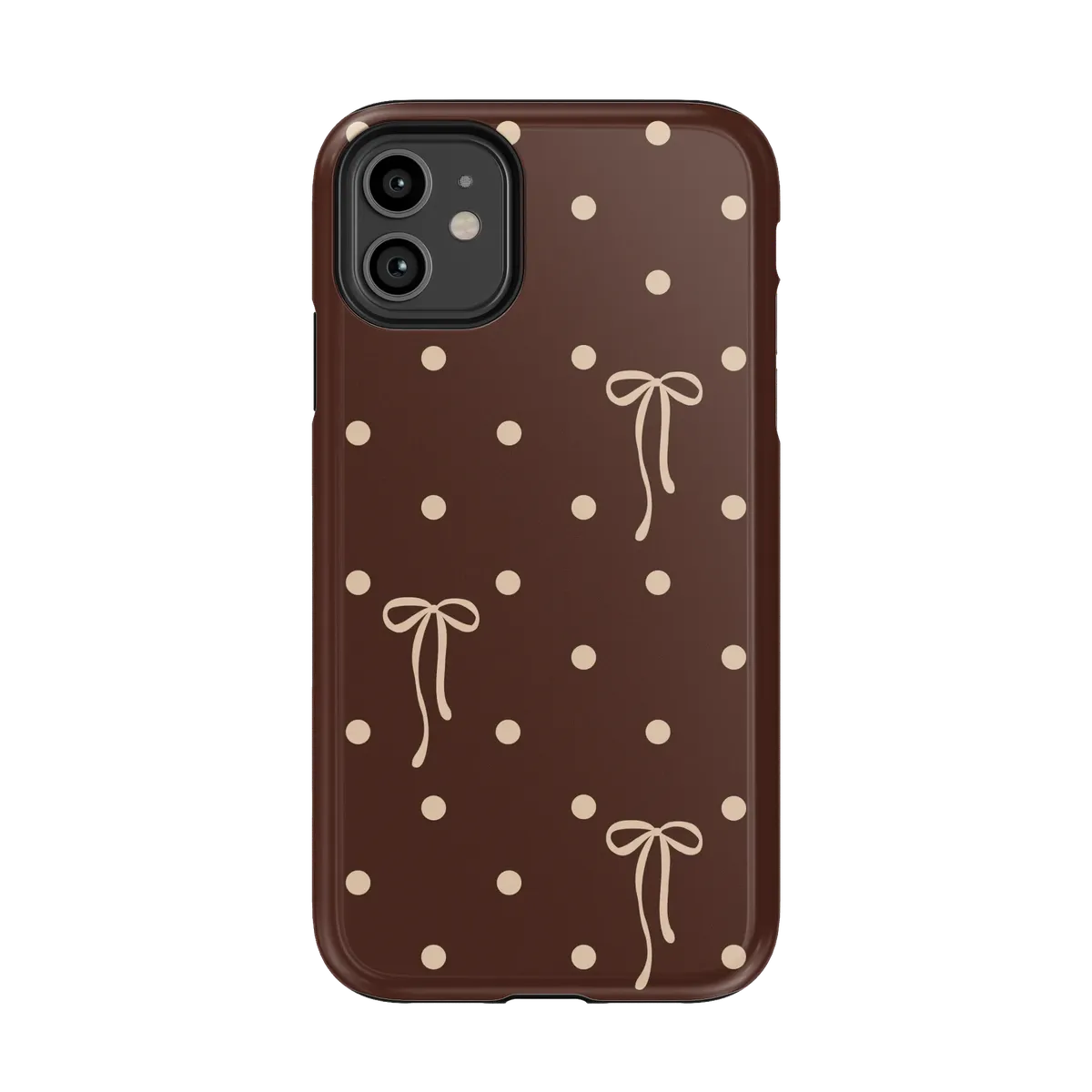 Teddy Bows | Brown Polka Dot Case - Image 109