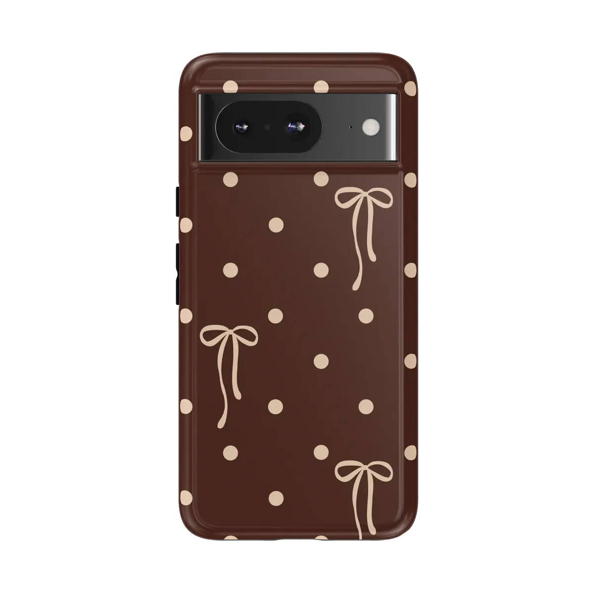 Teddy Bows | Brown Polka Dot Case - Image 122
