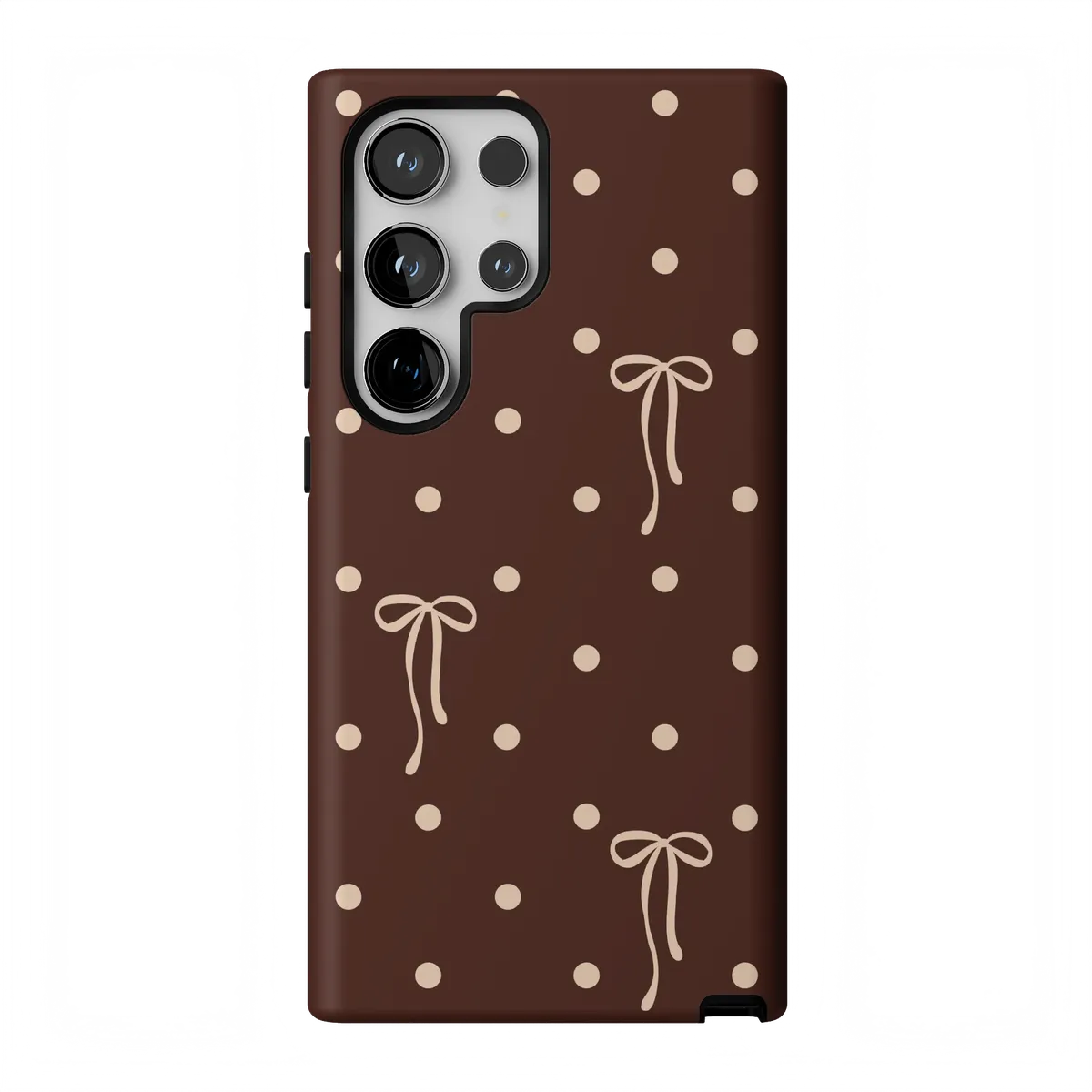 Teddy Bows | Brown Polka Dot Case - Image 124