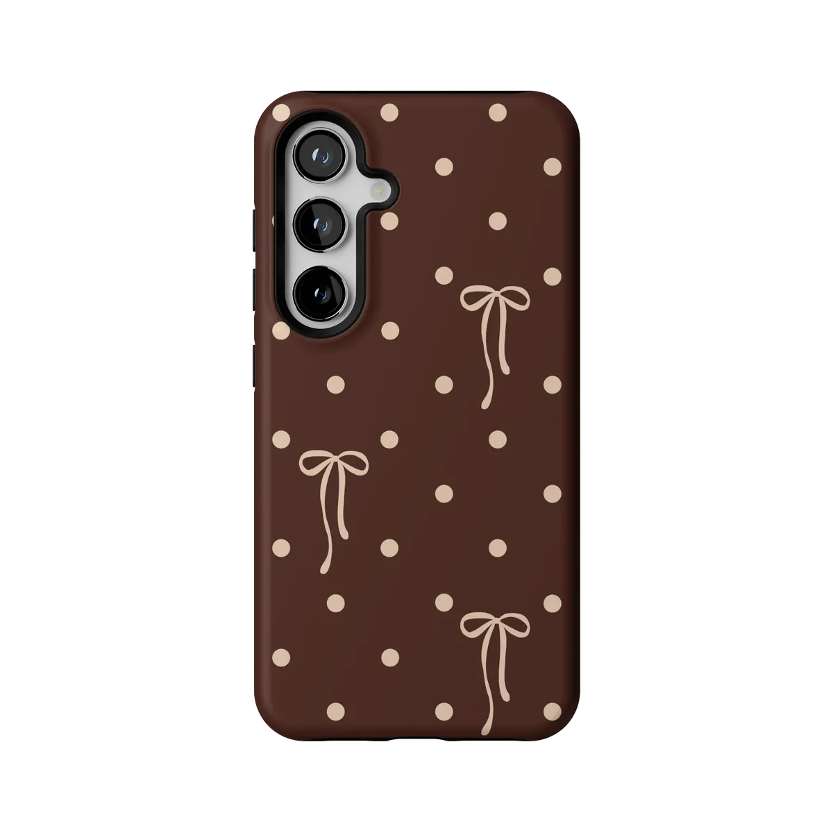 Teddy Bows | Brown Polka Dot Case - Image 130