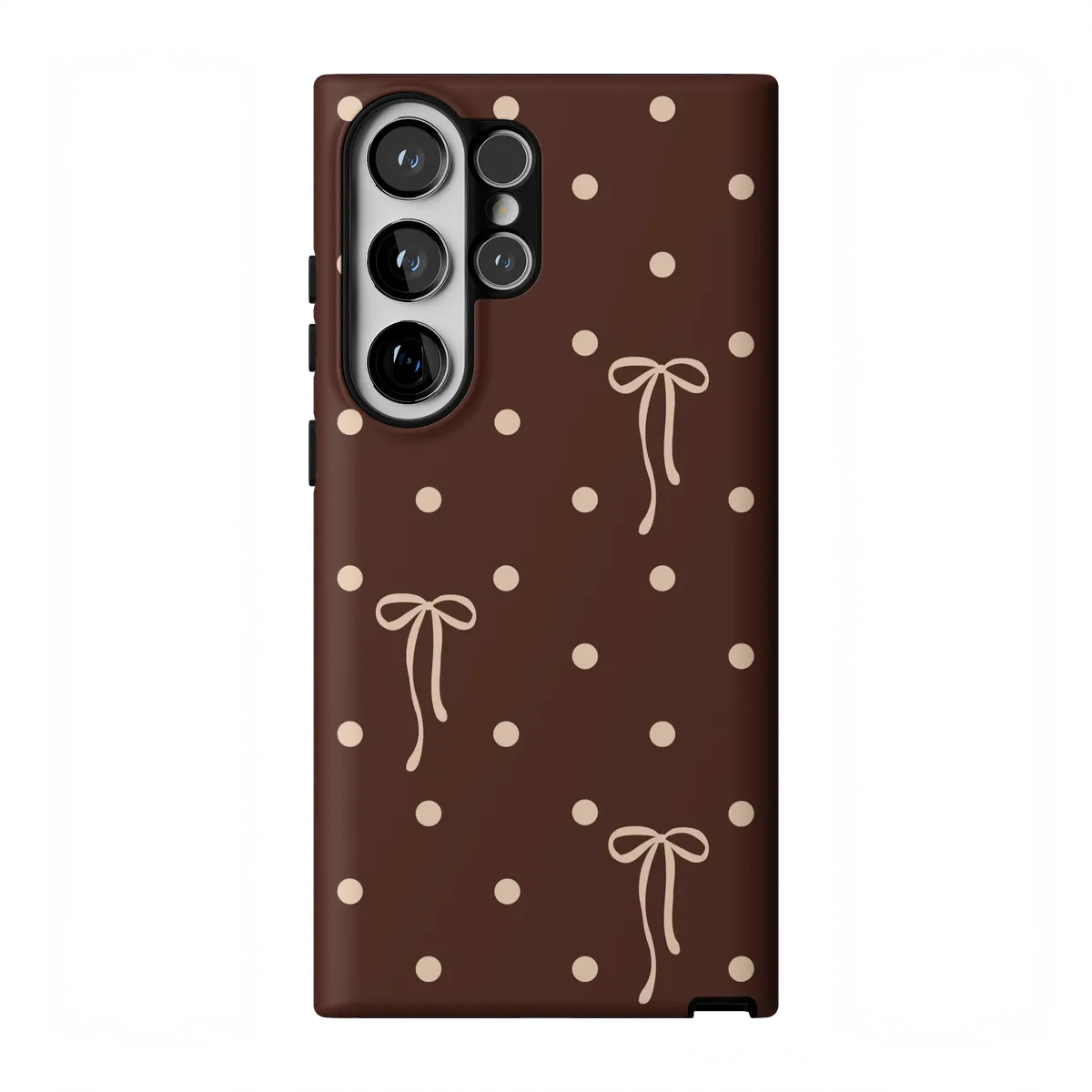Teddy Bows | Brown Polka Dot Case - Image 133