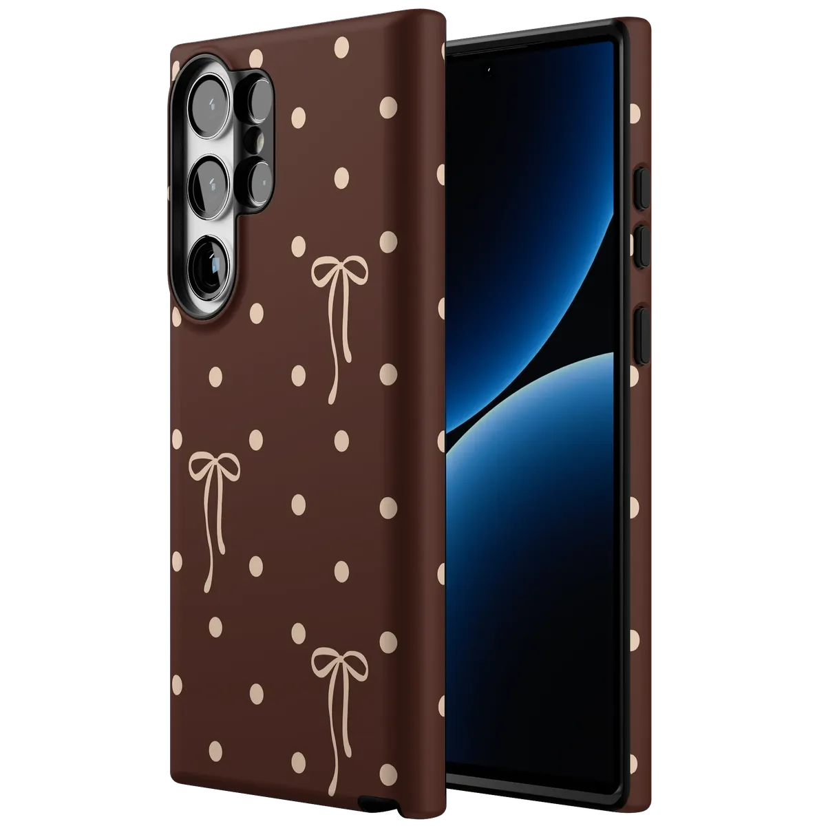 Teddy Bows | Brown Polka Dot Case - Image 134