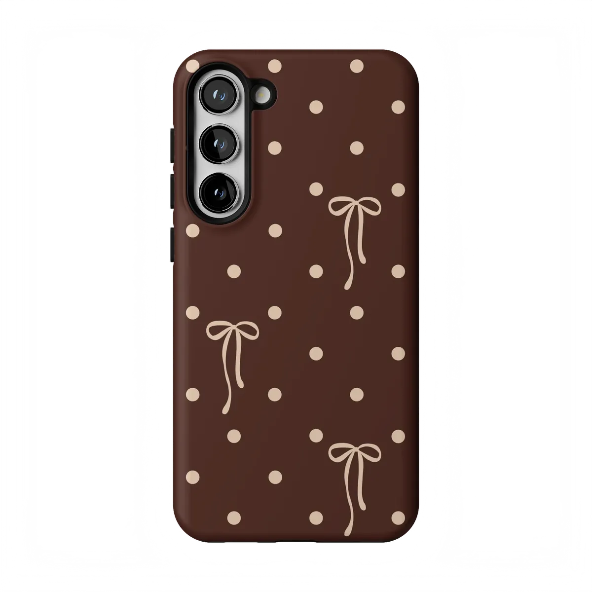 Teddy Bows | Brown Polka Dot Case - Image 136
