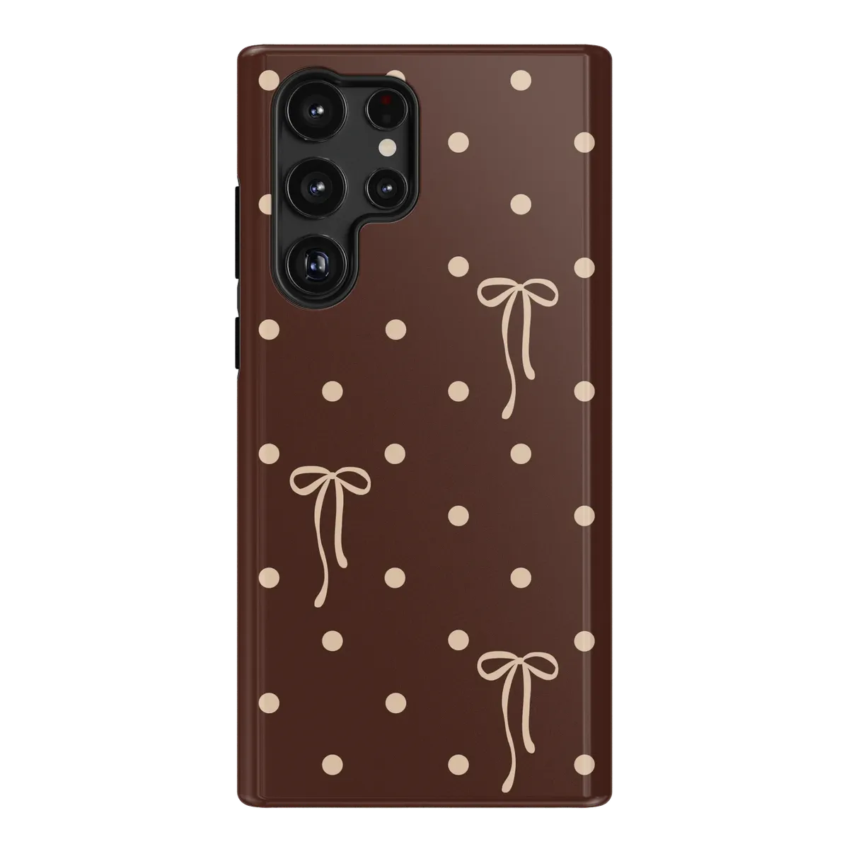 Teddy Bows | Brown Polka Dot Case - Image 142