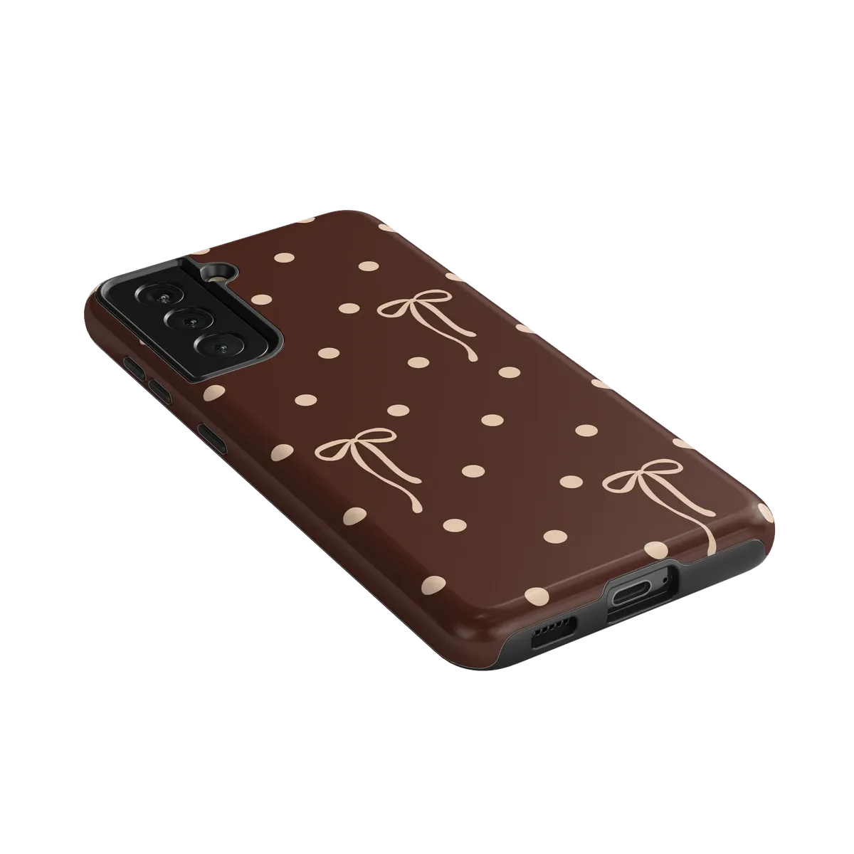 Teddy Bows | Brown Polka Dot Case - Image 153
