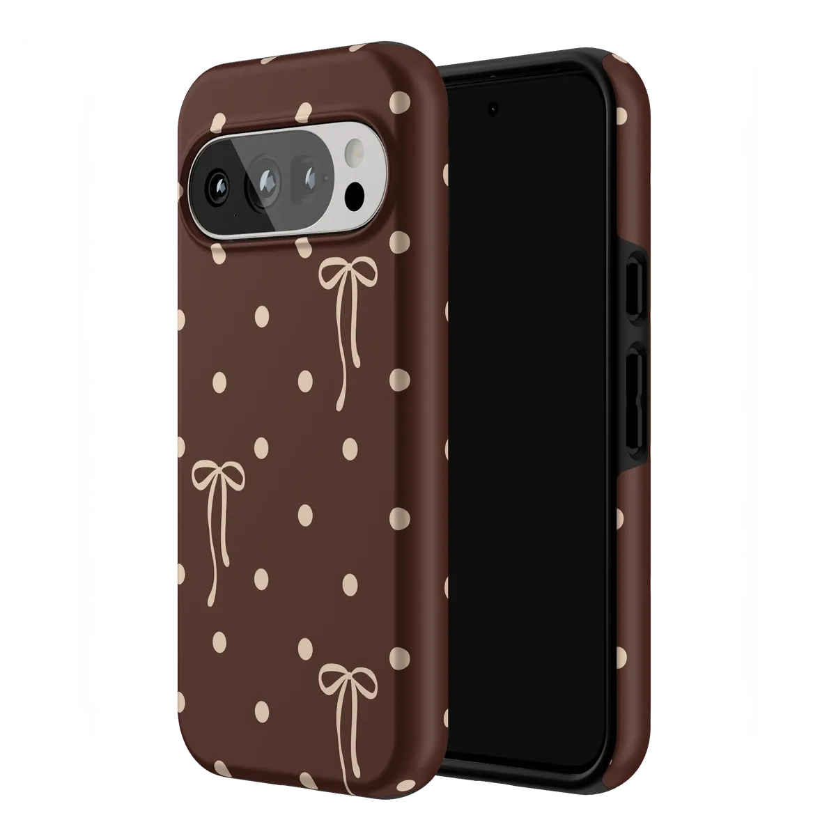 Teddy Bows | Brown Polka Dot Case - Image 158