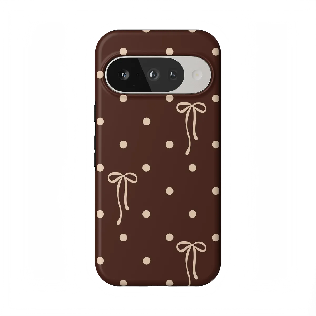 Teddy Bows | Brown Polka Dot Case - Image 160