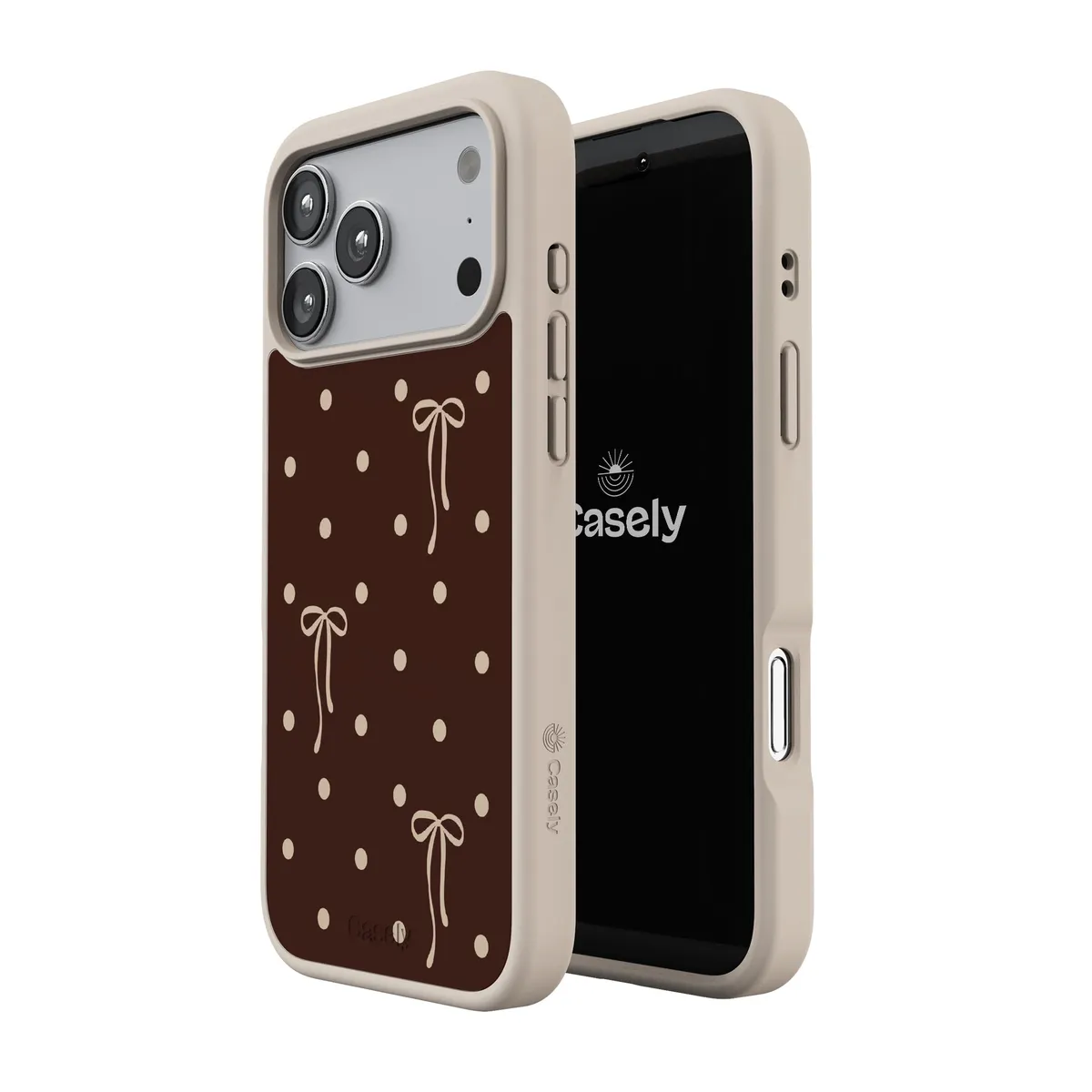 Teddy Bows | Brown Polka Dot Case - Image 167