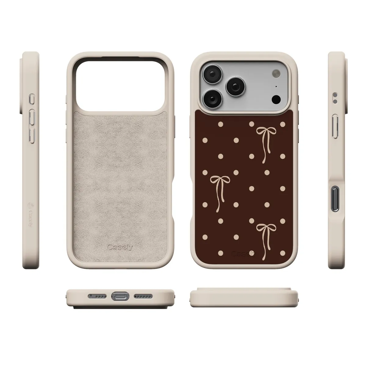 Teddy Bows | Brown Polka Dot Case - Image 170