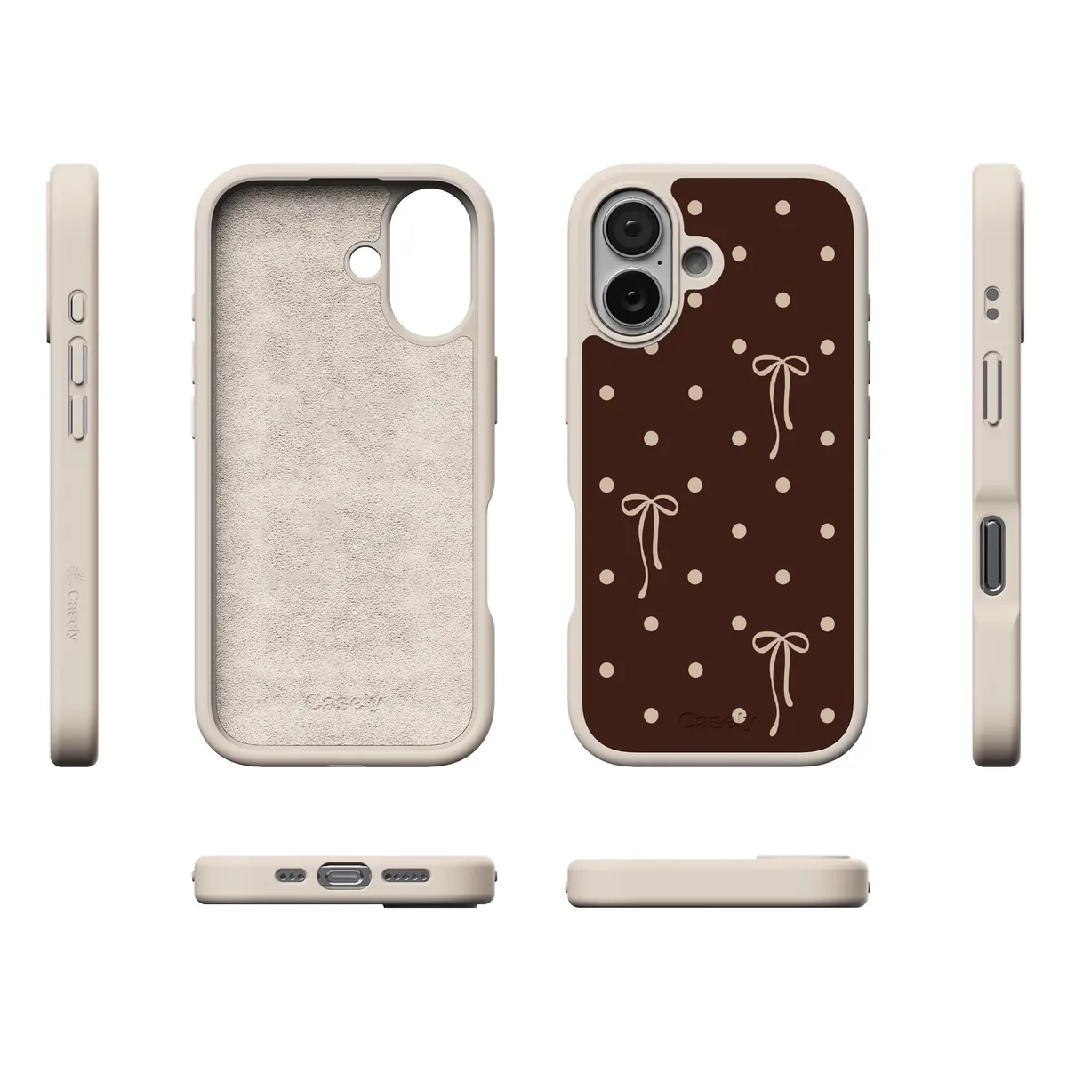 Teddy Bows | Brown Polka Dot Case - Image 175