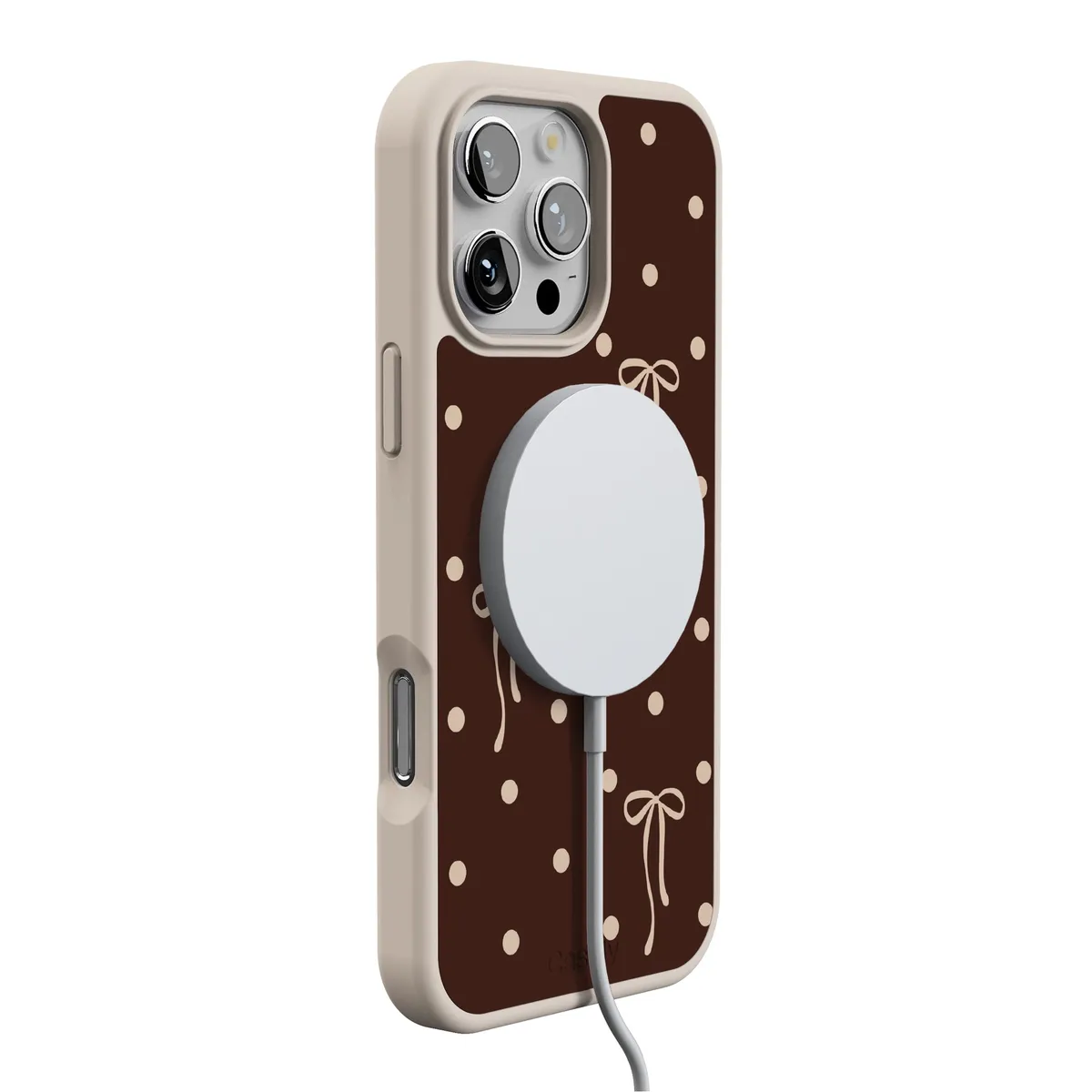 Teddy Bows | Brown Polka Dot Case - Image 178