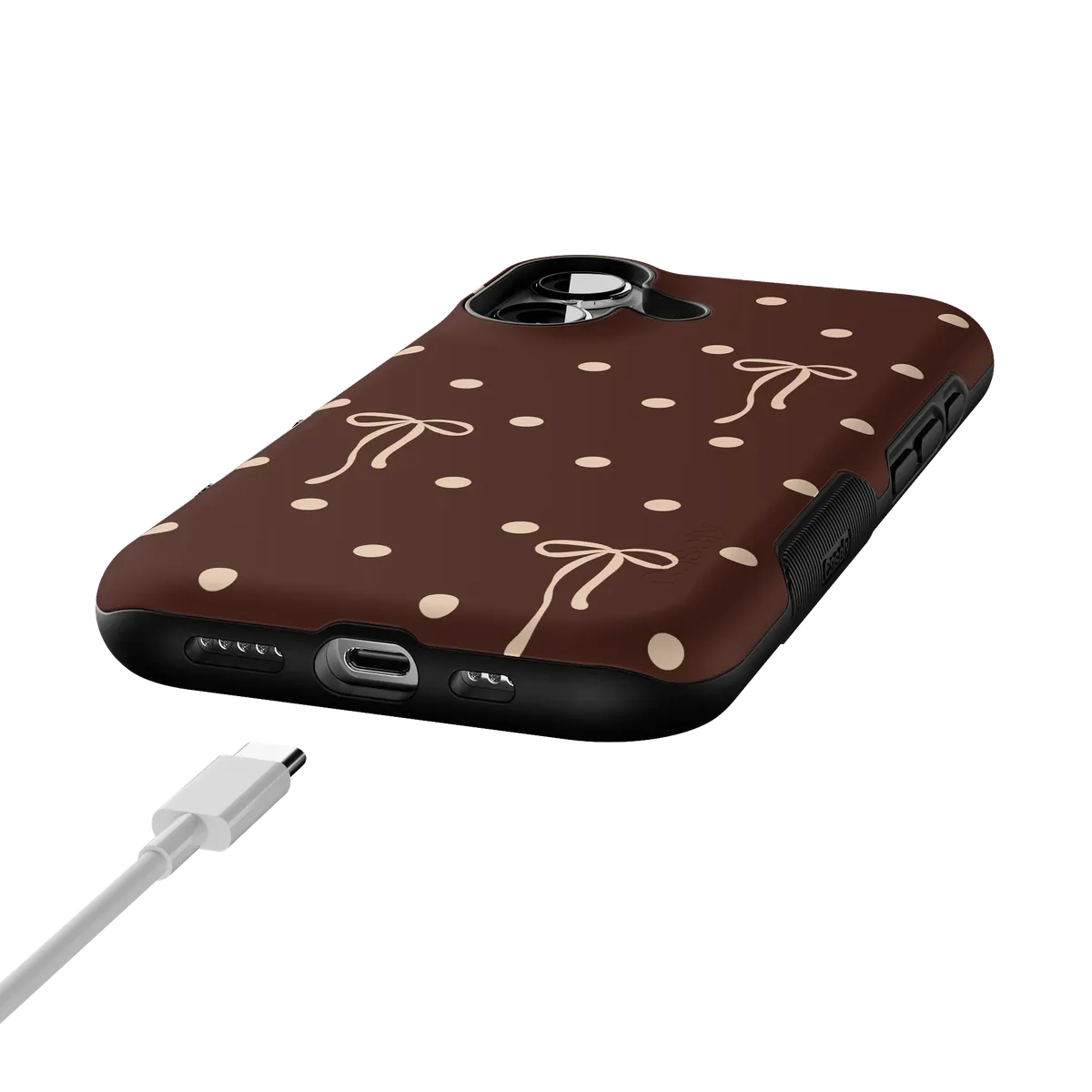 Teddy Bows | Brown Polka Dot Case - Image 26