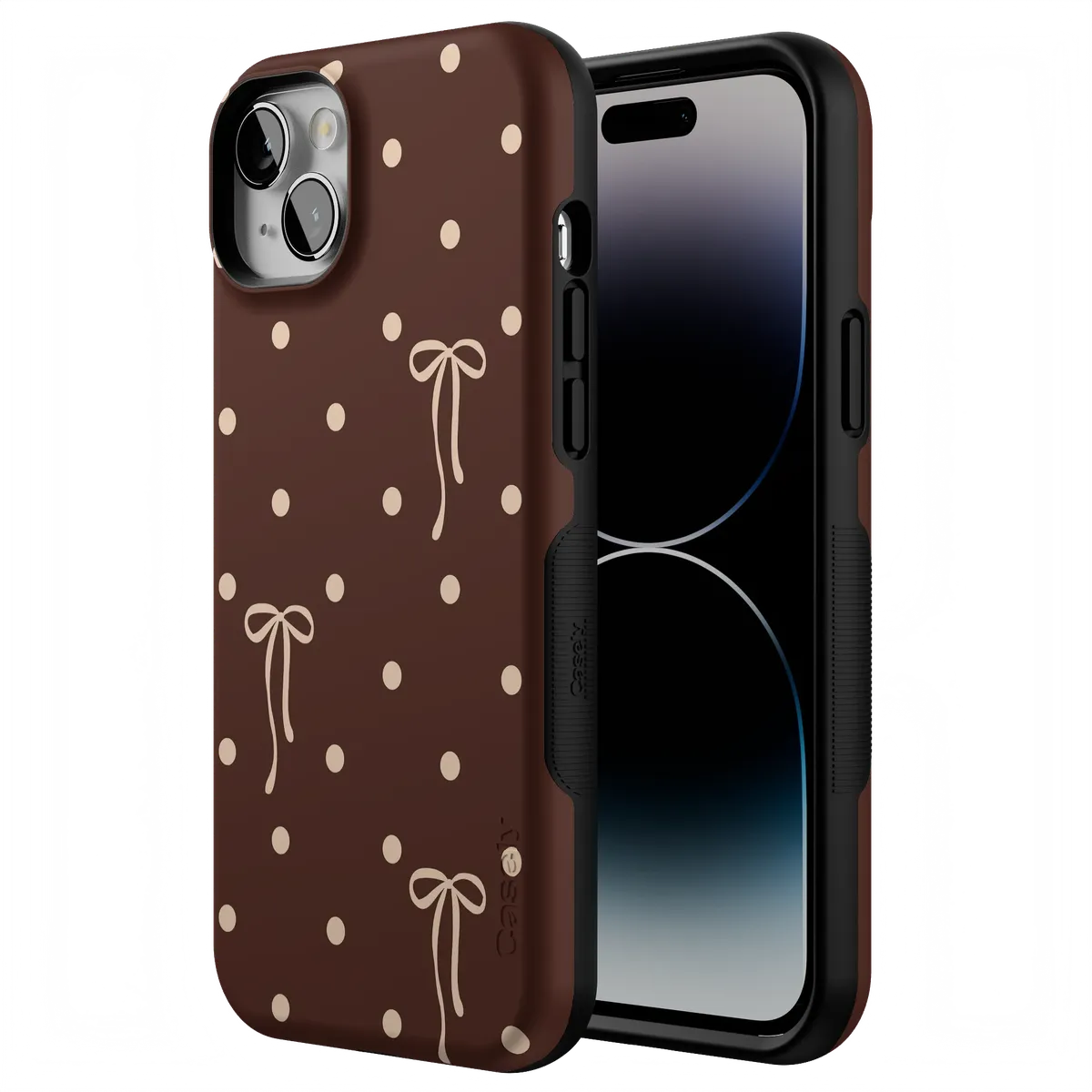Teddy Bows | Brown Polka Dot Case - Image 55