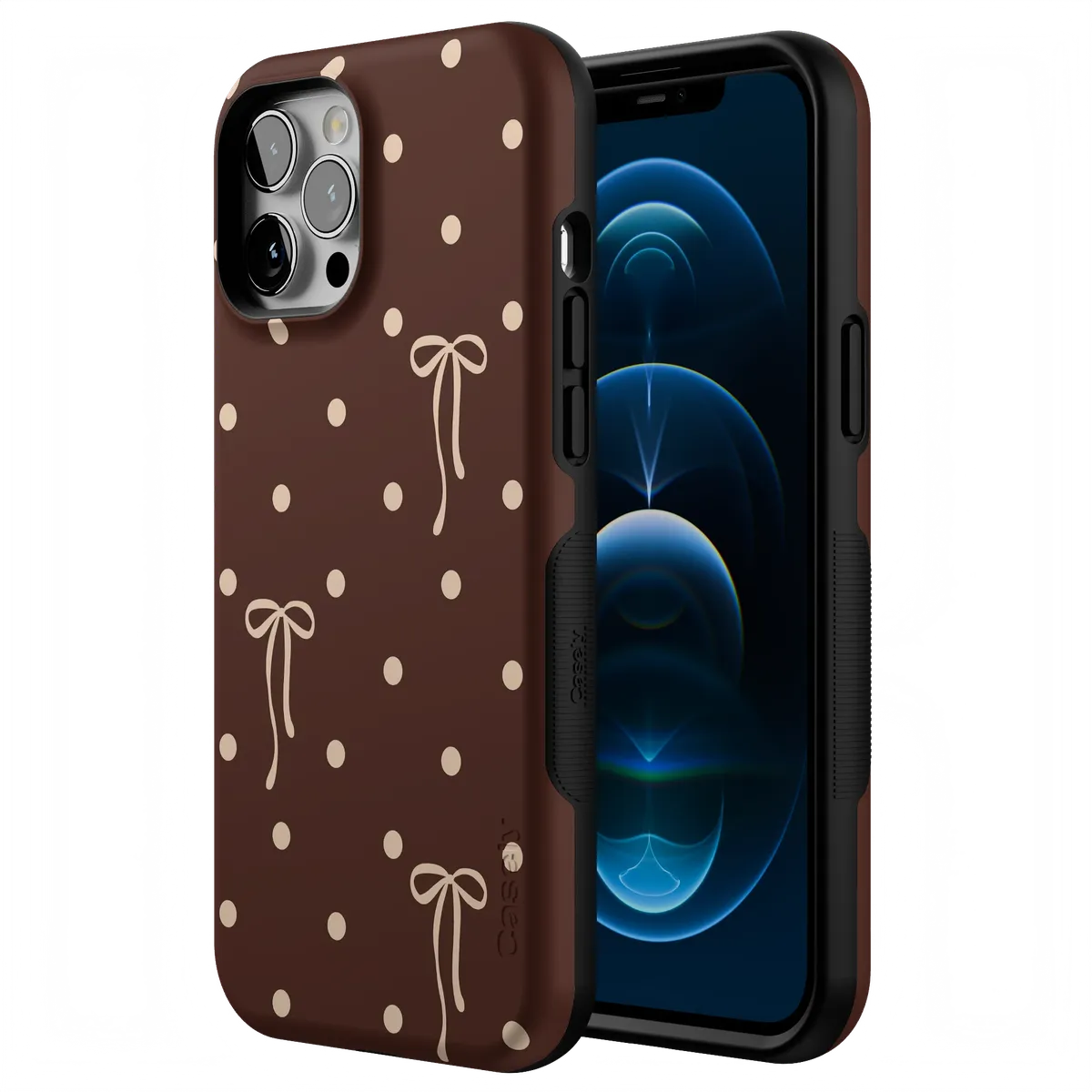 Teddy Bows | Brown Polka Dot Case - Image 60