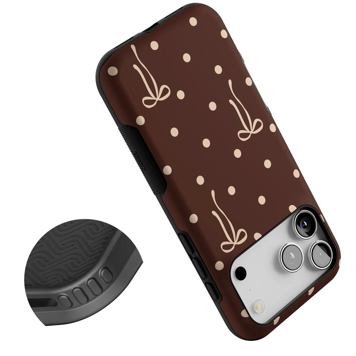 Teddy Bows | Brown Polka Dot Case - Image 9