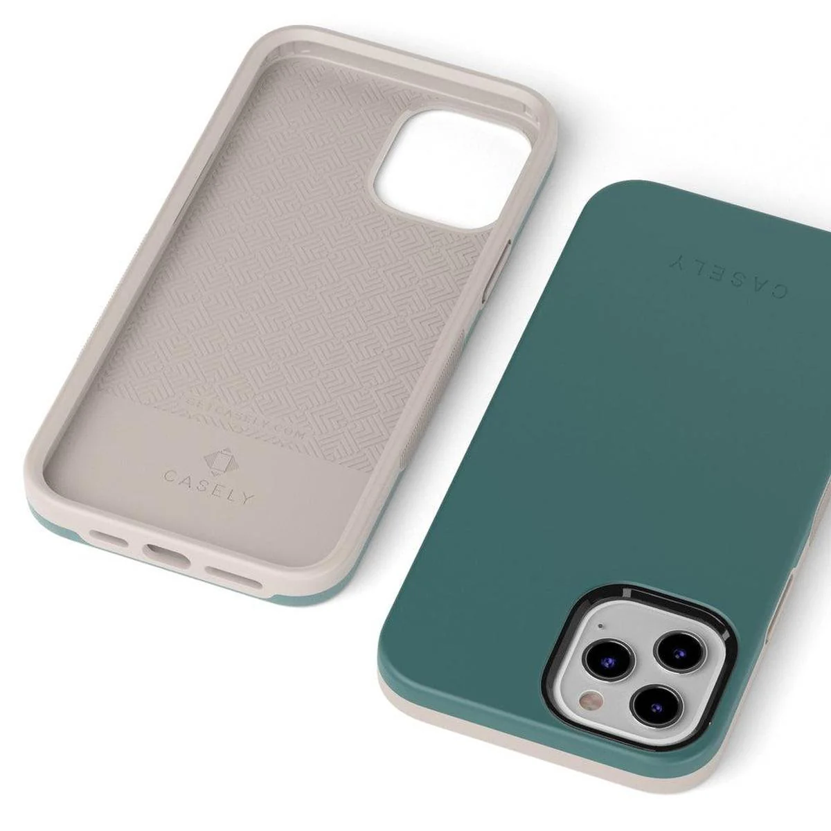 Deep Teal on Nude | Ultra-Protective Bold Case - Image 27