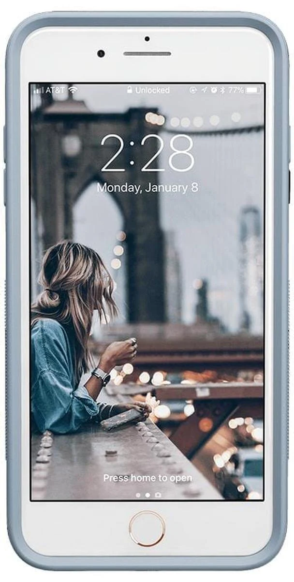 White on Light Blue | Ultra-Protective Bold Case - Image 9