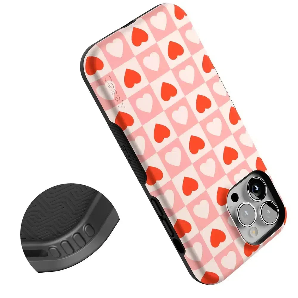 King of My Heart | Checkered Hearts Case - Image 106