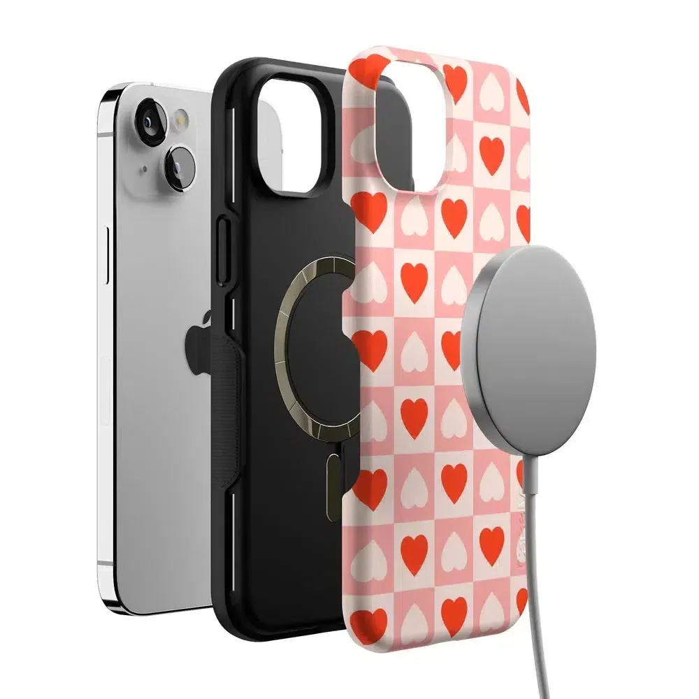 King of My Heart | Checkered Hearts Case - Image 112