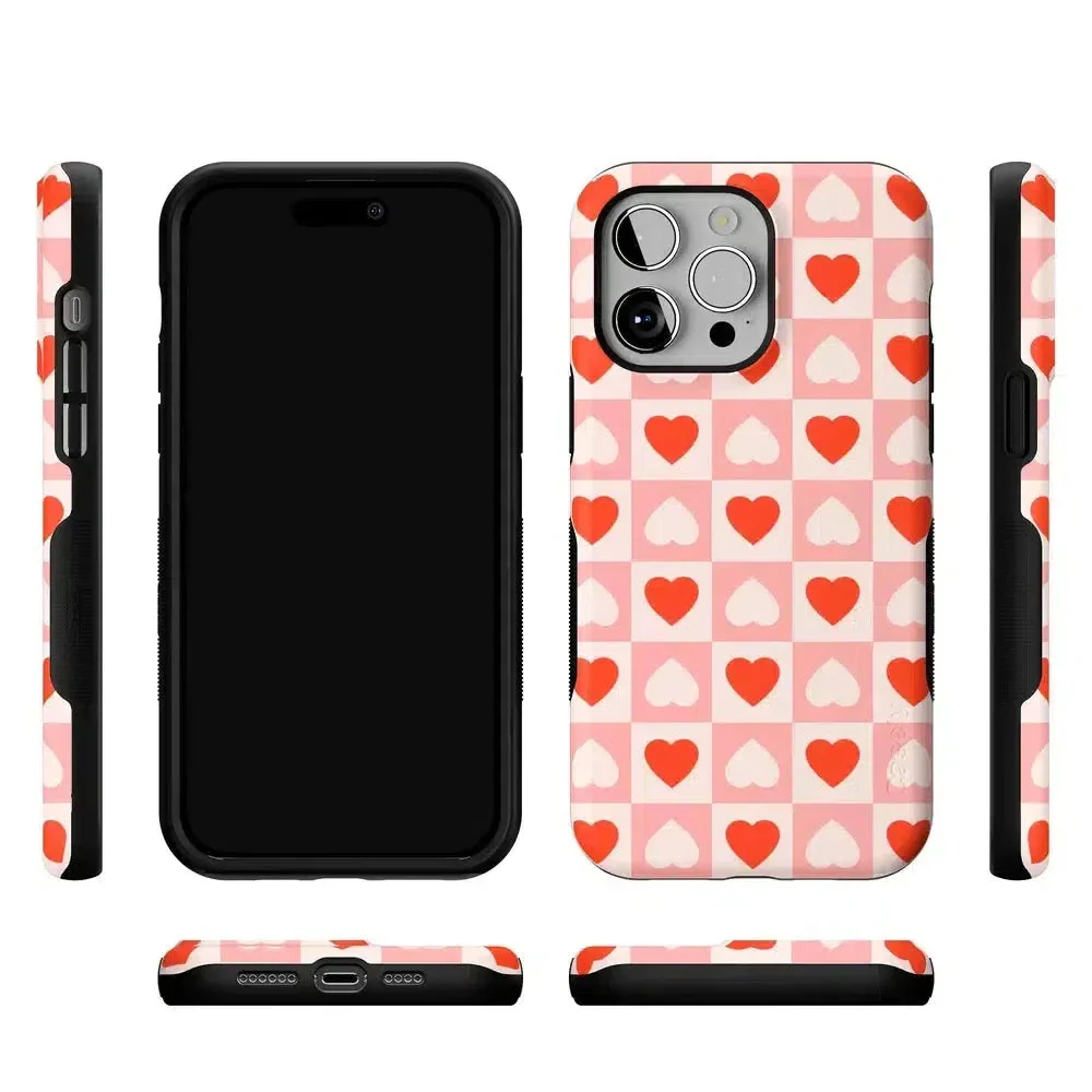 King of My Heart | Checkered Hearts Case - Image 125