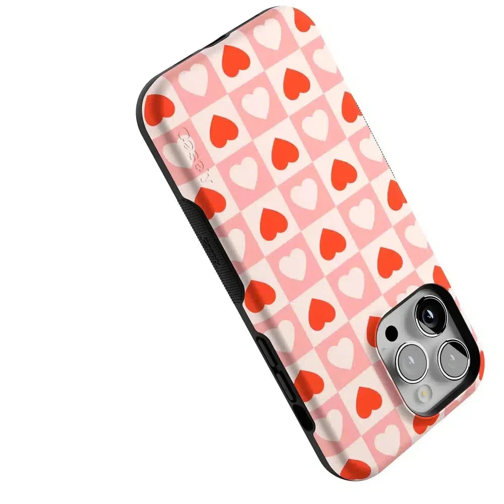 King of My Heart | Checkered Hearts Case - Image 126