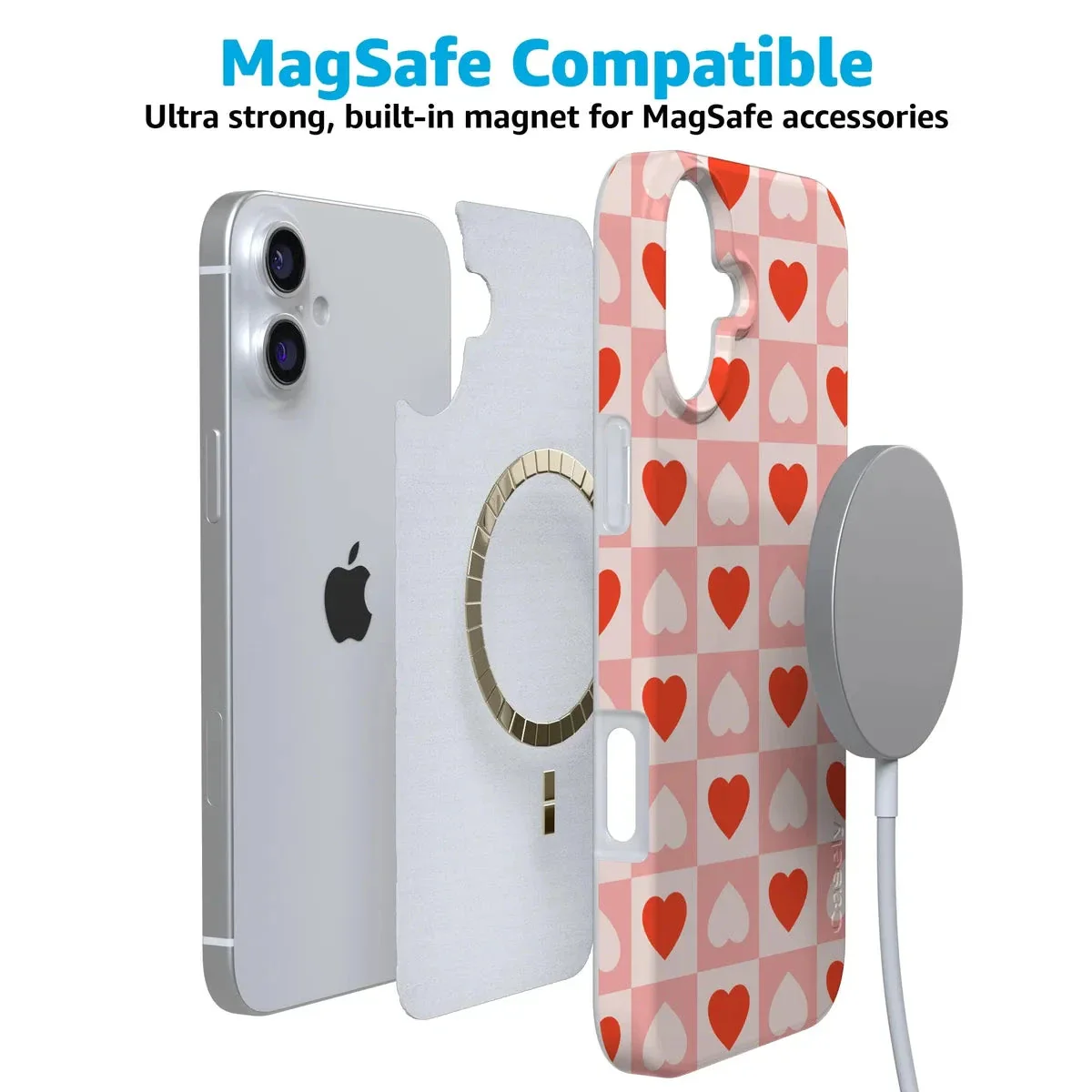 King of My Heart | Checkered Hearts Case - Image 139