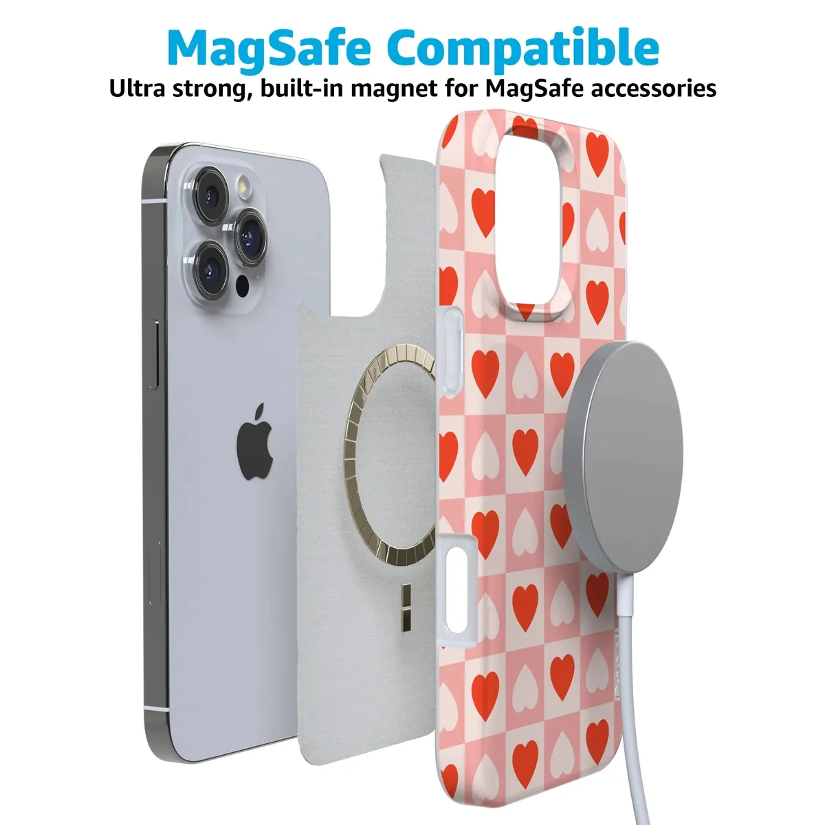 King of My Heart | Checkered Hearts Case - Image 144