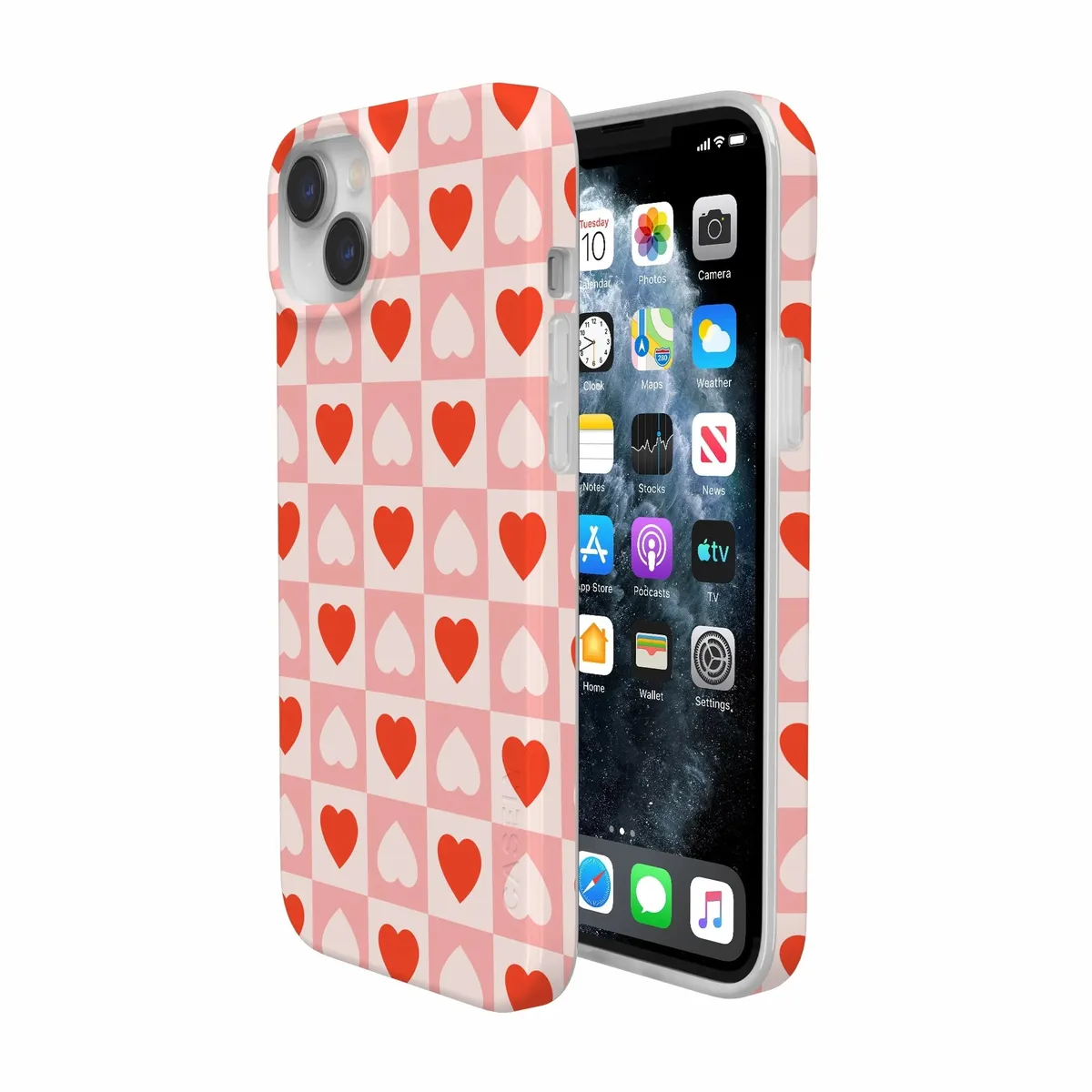 King of My Heart | Checkered Hearts Case - Image 155