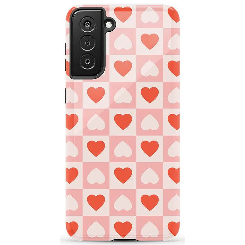King of My Heart | Checkered Hearts Case - Image 26