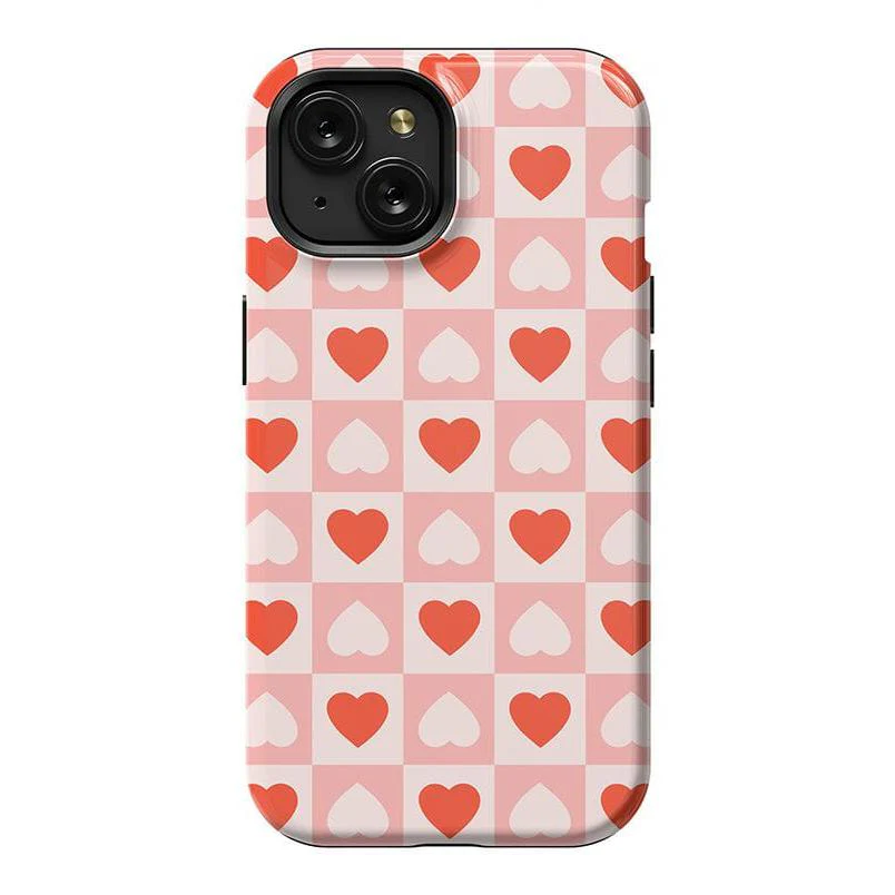 King of My Heart | Checkered Hearts Case - Image 3