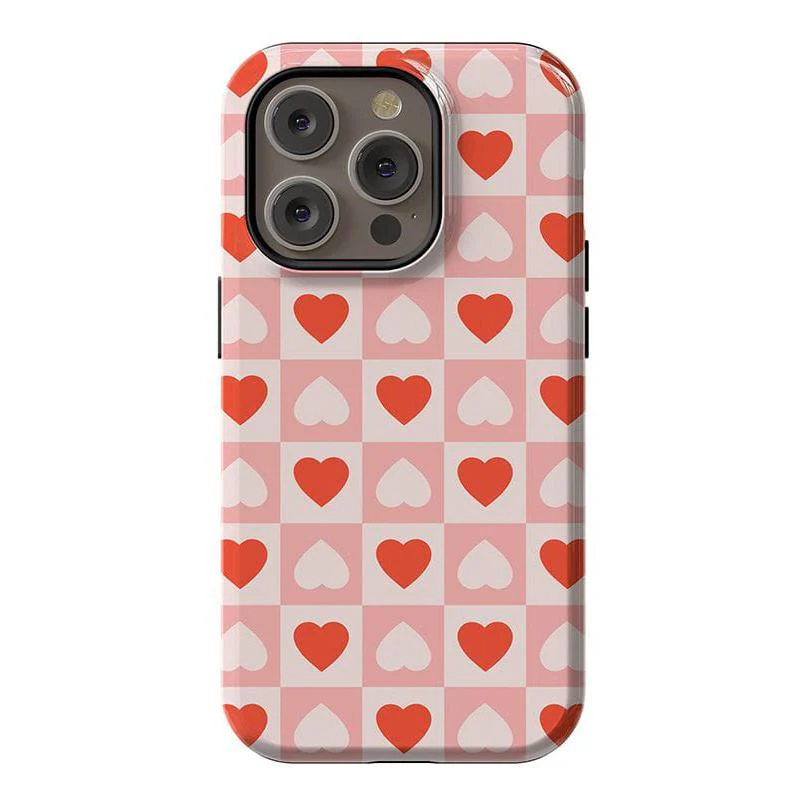 King of My Heart | Checkered Hearts Case - Image 4
