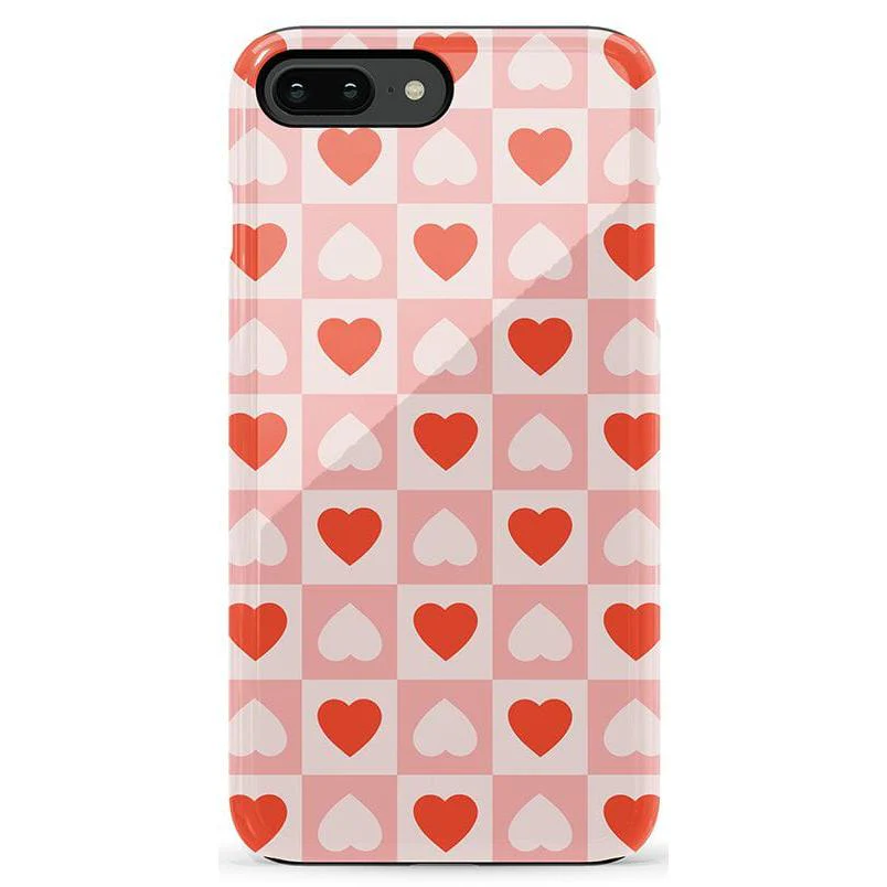King of My Heart | Checkered Hearts Case - Image 45