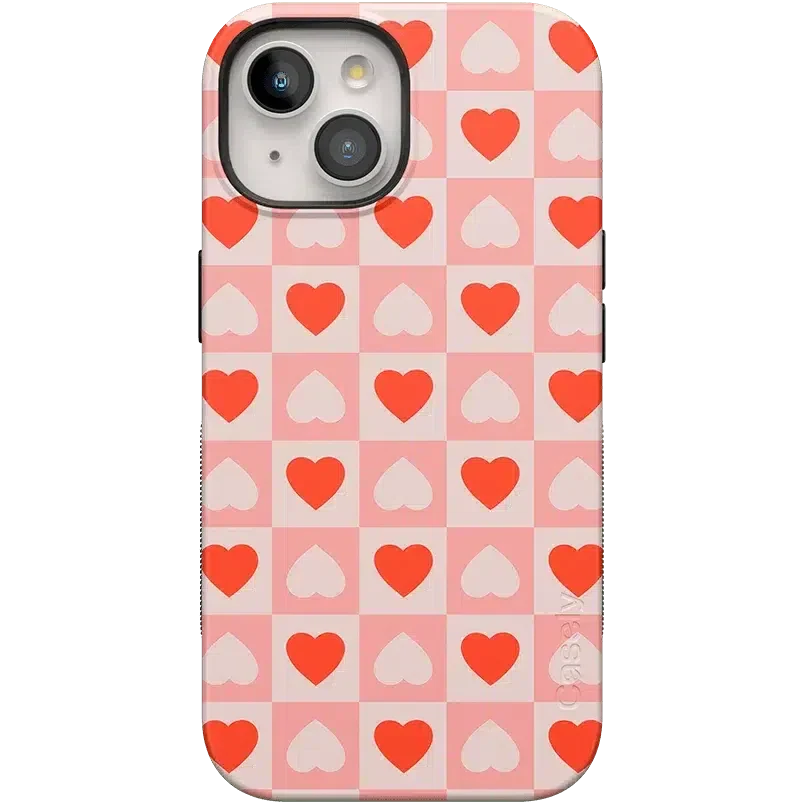 King of My Heart | Checkered Hearts Case - Image 49