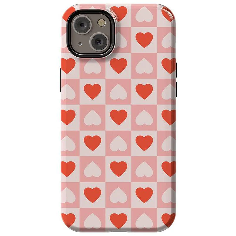 King of My Heart | Checkered Hearts Case - Image 5
