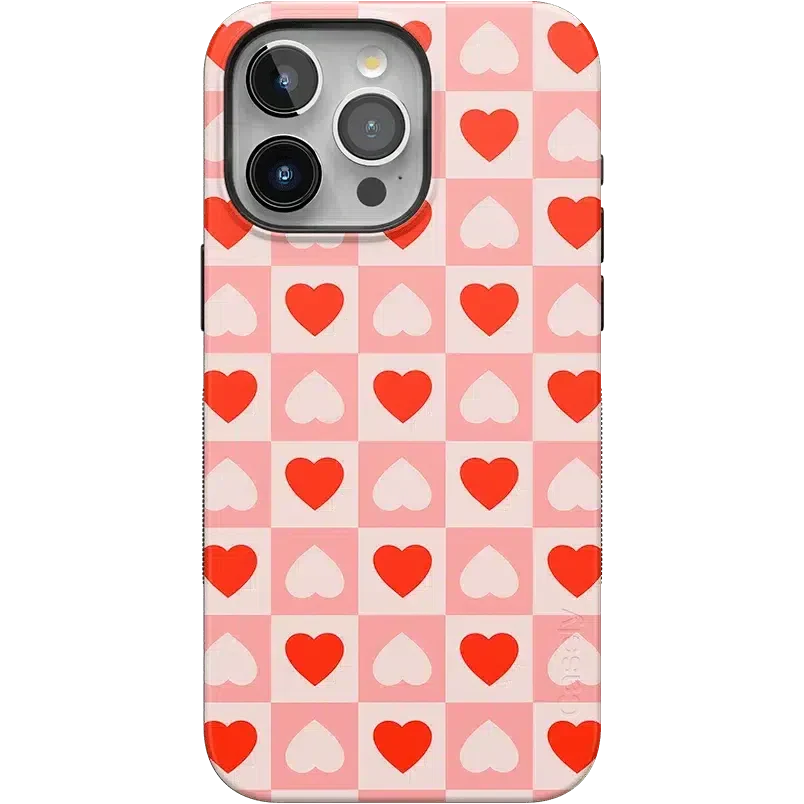 King of My Heart | Checkered Hearts Case - Image 54