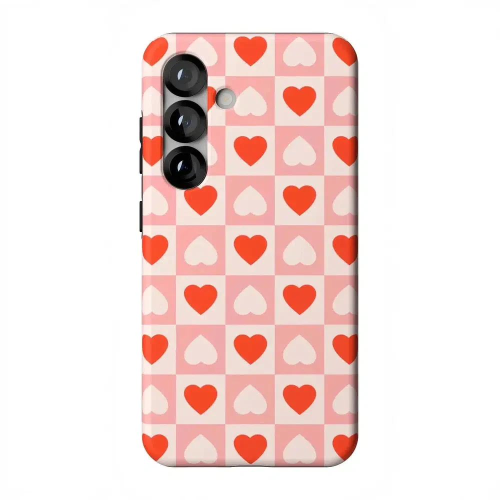 King of My Heart | Checkered Hearts Case - Image 65
