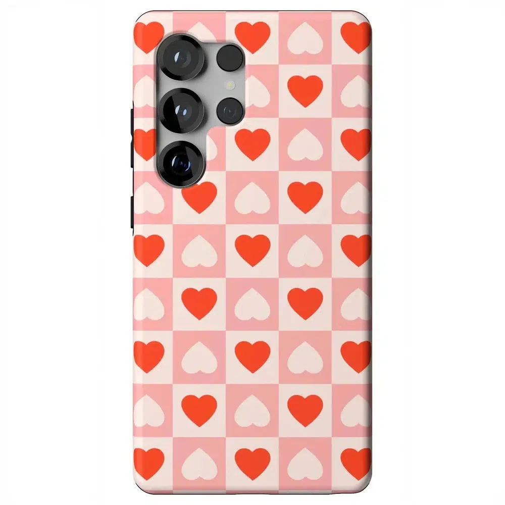 King of My Heart | Checkered Hearts Case - Image 67