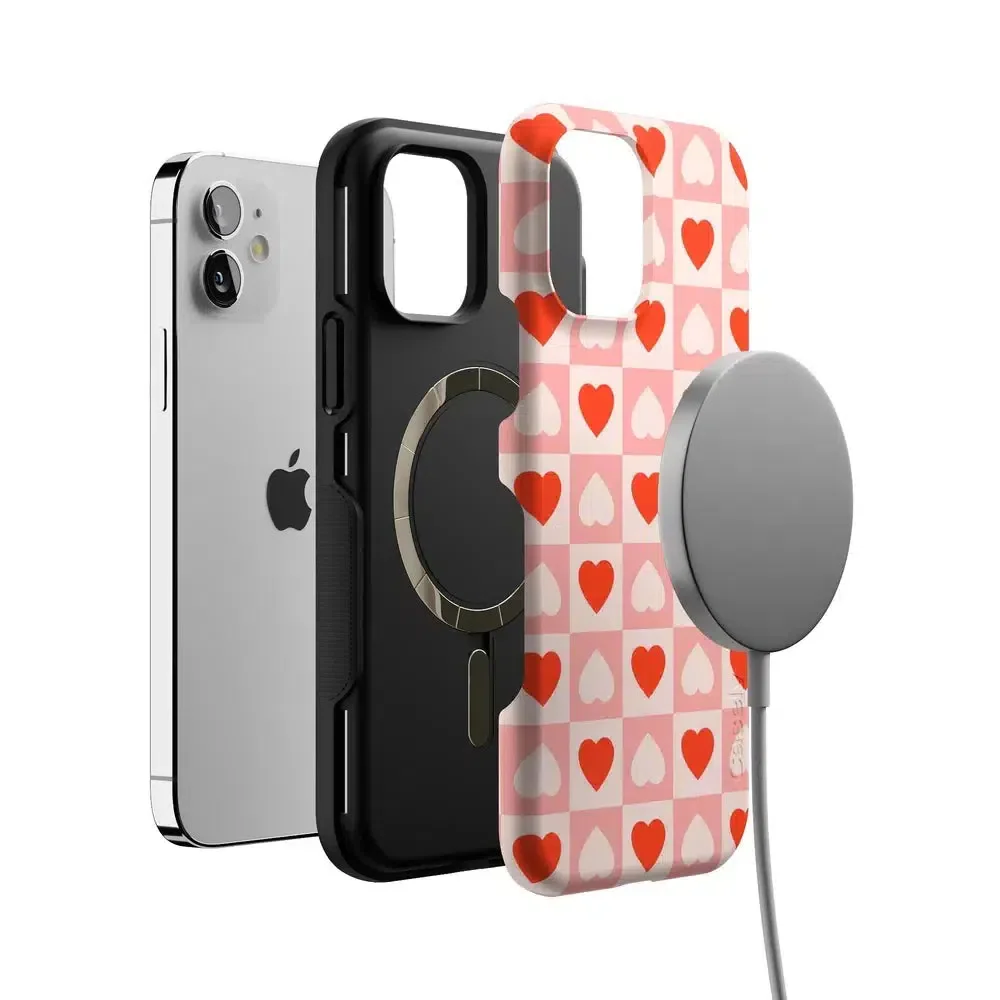 King of My Heart | Checkered Hearts Case - Image 72